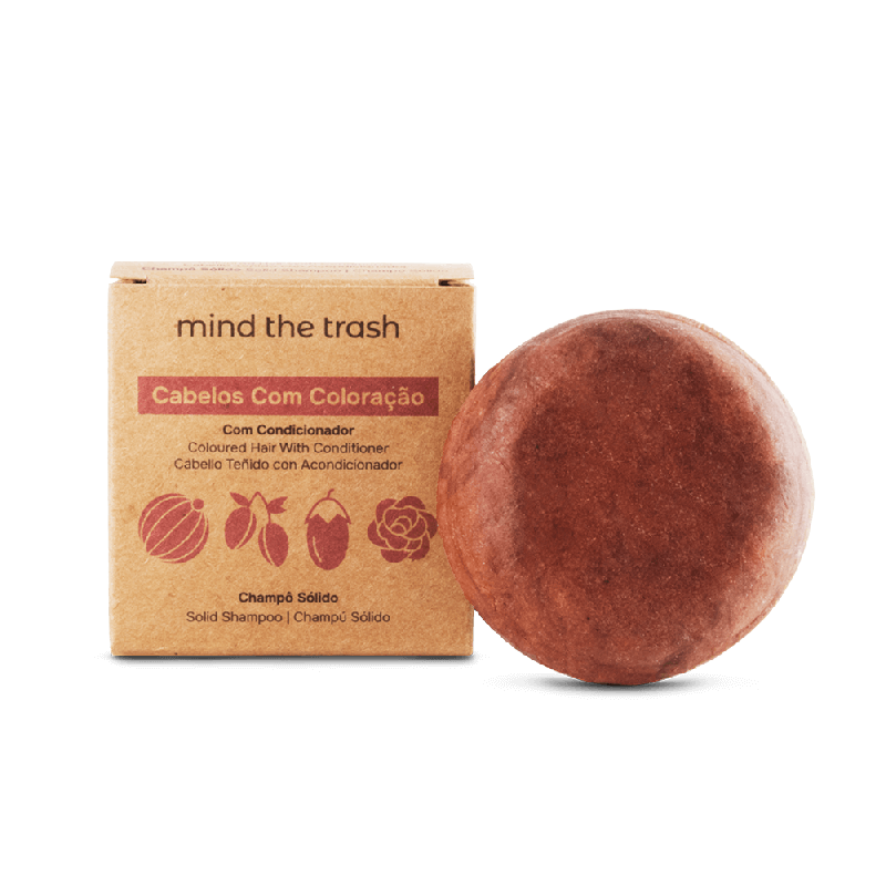 Champô Sólido Mind The Trash – Cabelos Com Coloração (Com Condicionador)